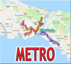 metro durakları