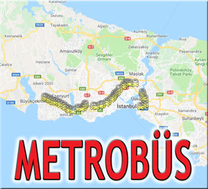 metrobüs durakları